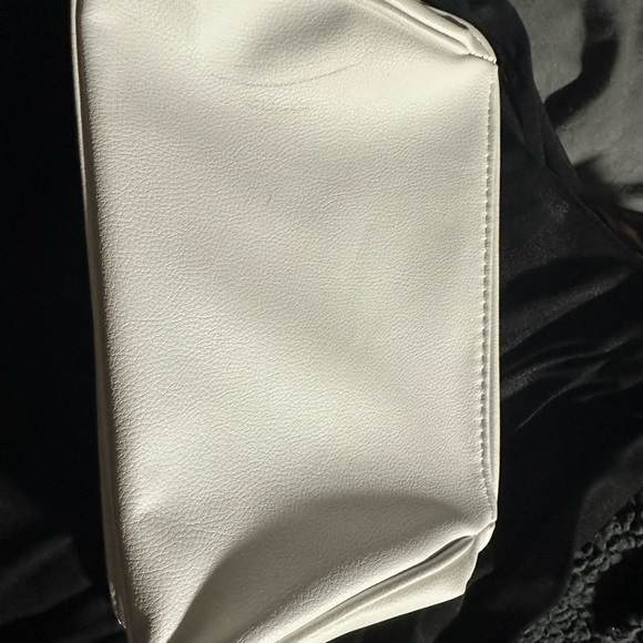 White with blue inside make up or other bag. - Picture 2 of 7